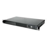 Server Chassis - RM-1UC138, 2x 3.5"Internal or 1x 5.25" External Bays, No PSU, Mini-ITX, Black, 1U Chassis