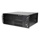 Server Chassis - RM-4UC438, 4x 5.25" External Bays, 4x 3.5" or 8x 2.5", No PSU, ATX, Black, 4U Chassis