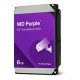 Storage Disk Drive - 6TB Purple WD64PURZ, 5400 RPM, SATA 6Gb/s, 256MB cache, 3.5" HDD
