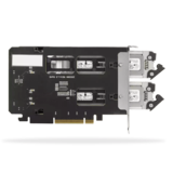 Add-On Card - ToughArmor MB842MP-B, 2 Bay Removable M.2 NVMe SSD Mobile Rack for PCI Express Slot (PCIe Bifurcation required)