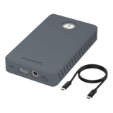 N/A - Thunderbolt™ 3 for PCIe NVMe M.2 SSD External Hard Drive Enclosure, Grey (EC-T3DN)