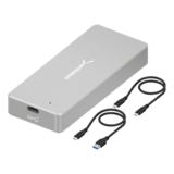 N/A - USB-C 3.2 to PCIe NVMe SSD IP67 Water Resistant External Hard Drive Enclosure, Gray (EC-WPTF)