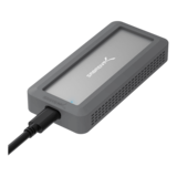 N/A - USB-C 3.2 Gen 2 to PCIe NVMe SSD IP67 Water Resistant External Hard Drive Enclosure, Gray (EC-WPNE)