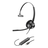 Headsets - Poly EncorePro 310, Wired, Black, Headset - TAA Compliant