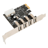 N/A - 4 X USB2.0 PCI E to USB Expansion Card Hub Adapter, High Performance OHCI Protocol ASIX MCS9990 USB Slot Expansion Card Compatible with for Windows 7/8/10/, for Linux