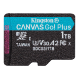 Flash Memory Card - 1TB Canvas Go Plus, Class 10, UHS-I, U3, V30, A2, microSD Memory Card