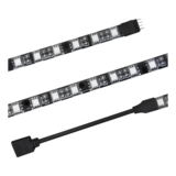 N/A - MG-LED-24AD RGB Multi-Color 24" Magnetic LED Strip w/Adapter