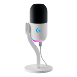 Microphone - Yeti GX, Dynamic, RGB LED, White, Gaming Microphone