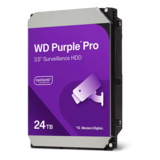 Storage Disk Drive - 24TB Purple Pro WD240PURP, 7200 RPM, SATA 6Gb/s, 512MB cache, 3.5" HDD