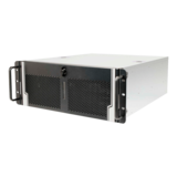 Server Chassis - R400N-8P.3F, 3x 5.25", 1x 3.5" External Bays, 3x 3.5" Internal Bays, No PSU, CEB, Black/Grey, 4U Chassis - TAA Compliant