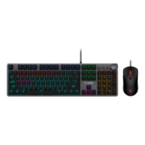 Keyboard & Mouse - FORGE GK310 COMBO, RGB, Red Switch, Wired, Black, Mechanical Gaming Keyboard & Mouse