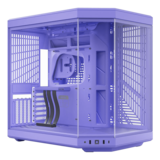 Computer Case - Y70, Tempered Glass, No PSU, E-ATX, Taro Milk, Mid Tower Case
