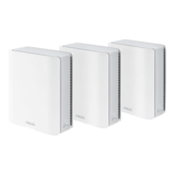 Wireless Router - ZenWiFi BT6(W-3-PK), IEEE 802.11be, Tri-Band 2.4GHz / 5GHz / 6GHz, 688 / 2882 / 5762 Mbps, 3xRJ45, 1x USB 3.0, Wireless Mesh System - TAA Compliant