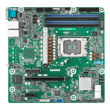 Motherboard - EC262D4U, Intel® C262, LGA 1700, DDR5-4400 128GB ECC UDIMM / 4, VGA, M.2, OCuLink / 2, USB 3.2 Gen1 / 2, 1GbLAN / 2, microATX OEM