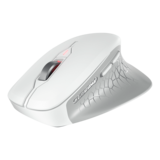 Mouse - STREAM MOUSE COMFORT, 4000-dpi, Wireless, White, Laser Ergonomic Mouse