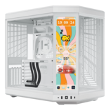 Computer Case - Y70, Touch Infinite, Tempered Glass, No PSU, E-ATX, Snow White, Mid Tower Case