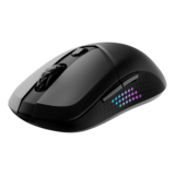 Mouse - VERSA 300 ELITE WIRELESS, RGB, 26000-dpi, Wired/Bluetooth/Wireless, Black, Optical Gaming Mouse