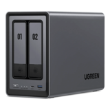 N/A - DXP2800, 2-bay NAS Server, Intel® N100 4-core 3.40GHz processor, 8GB DDR5 RAM, SATA 6Gb/s, M.2 NVMe / 2, 2.5GbLAN / 1, Type-A USB 3.2 / 2, 60W PSU