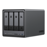 N/A - DXP4800, 4-bay NAS Server, Intel® N100 4-core 3.40GHz processor, 8GB DDR5 RAM, SATA 6Gb/s, M.2 NVMe / 2, 2.5GbLAN / 2, Type-A USB 3.2 / 2, 120W PSU