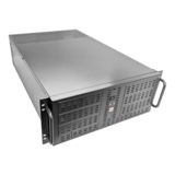 Server Chassis - D-406L-EC, 6x 5.25" + 2x 3.5" Bays, E-ATX, No PSU, Black, 4U Chassis
