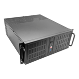 Server Chassis - D-406-EC, 6x 5.25" + 2x 3.5" Bays, ATX, No PSU, Black, 4U Chassis
