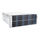 Server Chassis - IW-RS424-02M-CR800.H, 24x 3.5"/2.5" External Bays, 2x 2.5" Internal Bays, 800W Rdt PSU, EEB, Black/Grey, 4U Chassis - TAA Compliant