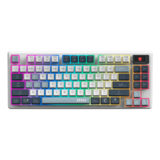 Keyboard - FORGE GK600 TKL WIRELESS SKY, RGB, Linear, Wired/Bluetooth/Wireless, White, Mechanical Gaming Keyboard