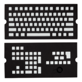 N/A - GAMING PBT Double-shot Keycaps Full 104/105-Keyset - White