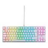 Keyboard - XTRFY K4V2 RGB TKL, RGB, Cherry MX2A Red, Wired, White, Mechanical Gaming Keyboard