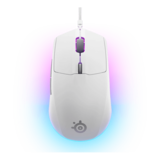 Mouse - Rival 3 Gen 2, 3 RGB Zones, 8500-dpi, Wired, White, Optical Gaming Mouse