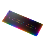 Mouse Mat - CNVS, RGB, Polyurethane Rubber, Soft Polyester, Pitch Black, Gaming Mouse Mat