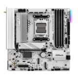 Motherboard - B850M Pro RS WiFi White, AMD B850 Chipset, AM5, microATX Motherboard
