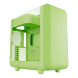 Computer Case - X50, Tempered Glass, No PSU, E-ATX, Matcha Milk, Mid Tower Case