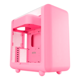 Computer Case - X50, Tempered Glass, No PSU, E-ATX, Strawberry Milk, Mid Tower Case