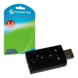 Sound Card - PWI-USB-A71, 7.1 Channels, USB Sound Card