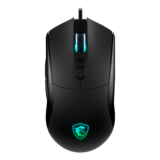 Mouse - FORGE GM320, 12800-dpi, Wired, Black, Optical Gaming Mouse