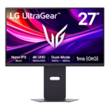 Monitor - UltraGear™ 27G850A-B, DisplayHDR™ 600, 27" Nano IPS, 3840 x 2160 (4K UHD), 1 ms, Dual Mode 240Hz/480Hz, FreeSync™ Premium Pro/G-SYNC® Compatible Gaming Monitor
