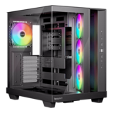 Computer Case - Light Base 500 LX, Tempered Glass, No PSU, ATX, Black, Mid Tower Case