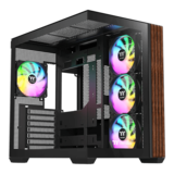 Computer Case - View 380 WS ARGB, Tempered Glass, No PSU, ATX, Black, Mid Tower Case