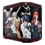 Computer Case - Metaphor: ReFantazio Y70, Tempered Glass, No PSU, E-ATX, Burgundy/Black, Mid Tower Case