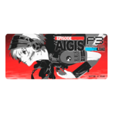 Mouse Mat - Persona 3 Reload Aigis, Polyurethane Rubber, Soft Polyester, Red/Black, Gaming Mouse Mat