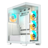 Computer Case - C500 PANORAMIC STEALTH ICE, Tempered Glass, No PSU, ATX, White, Mid Tower Case