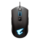 Mouse - AORUS M4, RGB, 6400-dpi, Wired, Black, Optical Gaming Mouse