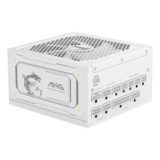 Power Supply - MAG A1000GL PCIE5 WHITE, 80 PLUS Gold 1000W, Fully Modular, ATX Power Supply
