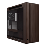 Computer Case - ProArt PA602 Wood, Tempered Glass, No PSU, E-ATX, Retro Brown, Mid Tower Case