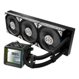 CPU Cooler - Steel Legend Dark 360 LCD, 360mm Radiator, Liquid Cooling System