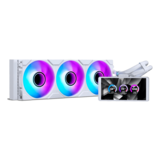 CPU Cooler - Glacier One 360M25 LCD, White, 360mm Radiator, Liquid Cooling System