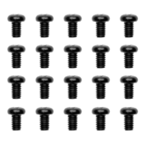 N/A - EK-Loop Phillips Head Screw Set M4x5mm - Black (20pcs)