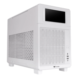 Computer Case - TR200, Mesh Panel, LCD, No PSU, microATX, Snow, Mini Tower Case