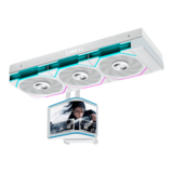 CPU Cooler - HydroShift II OLED Curved 360TL, White, 360mm Radiator, Liquid Cooling System